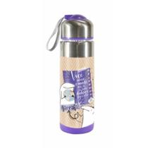 Garrafa Roxa Você Merece O Mundo...bentô 600 Ml Garrafa Roxa Você Merece O Mundo...bentô 600 Ml