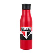 Garrafa São Paulo Alumínio 600ml Alça Esporte