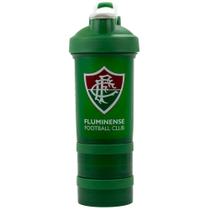 Garrafa Shakeira Mola 2 Compartimentos 500ml - Fluminense