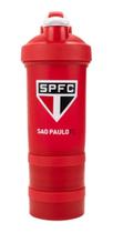Garrafa Shakeira Mola 2 Compartimentos 500ml São Paulo Garrafa Shakeira Mola 2 Compartimentos 500ml São Paulo
