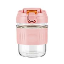Garrafa Shaker de Vidro LifmPlay 355 ml à Prova de Vazamentos com Misturador Garrafa Shaker de Vidro LifmPlay 355 ml à Prova de Vazamentos com Misturador