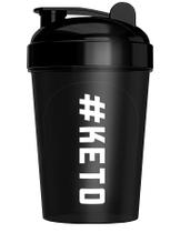 Garrafa Shaker MIXT Energy Keto 470ml Livre de BPA Preta