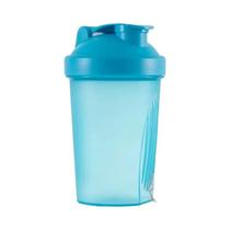 Garrafa Shaker Portátil De Plástico De 400ml Para Misturar Whey Protein Em Pó, Ideal Para Academia,
