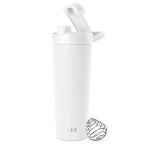Garrafa Shaker Simple Modern Rally - 700ml - Cor Branco Inverno