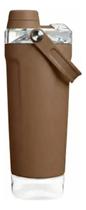 Garrafa Shaker Stanley Activate Marrom 593ml Preto