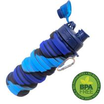 Garrafa Silicone Gold Sports Retrátil Dobrável Portátil 500ml -BPA FREE Garrafa Silicone Gold Sports Retrátil Dobrável Portátil 500ml -BPA FREE