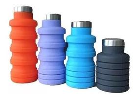 Garrafa Silicone Retratil Dobrável 500 Ml Colorido Garrafa Silicone Retratil Dobrável 500 Ml Colorido