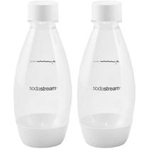 Garrafa Sodastream de 500 ml, embalagem dupla, lavável na máquina de lavar louça (branca)