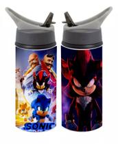 Garrafa sonic 3 aluminio 600ml tampa e canudo Garrafa sonic 3 aluminio 600ml tampa e canudo