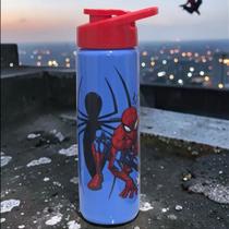 Garrafa Spiderman Squeeze Homem Aranha 700ml Garrafinha Plástica Infantil Volta as Aulas