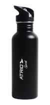 Garrafa Sport De Aluminio Atrio 600Ml Preta