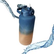 Garrafa Squeeze 2L Antivamento - ul/Verde Água