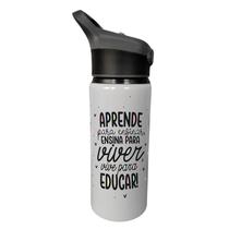 Garrafa Squeeze 600ml Com Bico Retrátil Dia Dos Professores