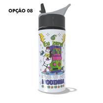 Garrafa Squeeze 600ml Frases Retrô Vintage Nostalgia Anos 80 Anos 90