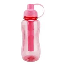 Garrafa Squeeze 600ml Resistente com Tampa e Porta Gelo Garrafa Squeeze 600ml Resistente com Tampa e Porta Gelo