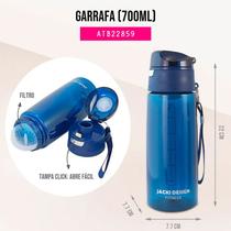 Garrafa Squeeze 700ml Com Alça Azul Jacki Design Garrafa Squeeze 700ml Com Alça Azul Jacki Design