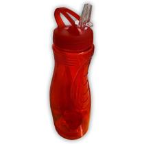 Garrafa Squeeze 750Ml Transparente Vermelho Mr1003 Clio