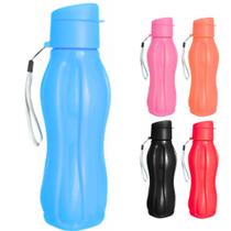 Garrafa Squeeze Água De Plástico Academia Fitness Treino Bico Com trava 800ml Diversas Cores Redstar
