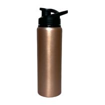 Garrafa Squeeze Alumínio Água Fitness Academia C/Alça 750mL