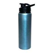 Garrafa Squeeze Alumínio Água Fitness Academia C/Alça 750mL