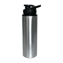 Garrafa Squeeze Alumínio Água Fitness Academia C/Alça 750mL