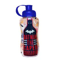 Garrafa Squeeze Batman Caped Crusader Dc Tubo De Gelo 550 Ml Azul
