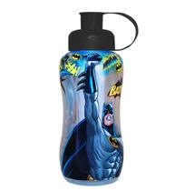 Garrafa Squeeze Batman Krassh Dc Warner Tubo De Gelo 550 Ml Preto