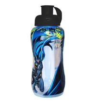 Garrafa Squeeze Batman Krassh Dc Warner Tubo Gelo 550 Ml Pre