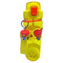 Garrafa Squeeze BT21 TATA Fofa Com Chaveiro Miniso Garrafa Squeeze BT21 TATA Fofa Com Chaveiro Miniso