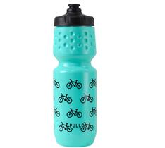 Garrafa (squeeze) ciclismo Hupi Pullo Verde Agua 750ml