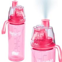 Garrafa Squeeze Com Spray Borrifador 600ml pra Bike Academia
