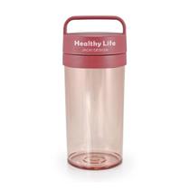 Garrafa Squeeze Copo com Tampa e Peneira Filtro Infusor Água Saborizada Chá Suco 430 Ml Garrafa Squeeze Copo com Tampa e Peneira Filtro Infusor Água Saborizada Chá Suco 430 Ml