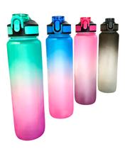 Garrafa Squeeze De Água Para Academia 1l Fitness Tie Dye