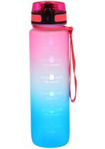 Garrafa Squeeze De Água Para Academia 1L Tie Dye Degrade