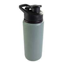 Garrafa Squeeze De Alumínio 600Ml Com Alça - Verde