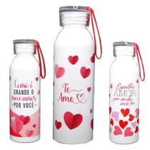 Garrafa Squeeze De Aluminio Coracao C Tampa E Alca Silicone 550ml 9238 Fwb Garrafa Squeeze De Aluminio Coracao C Tampa E Alca Silicone 550ml 9238 Fwb