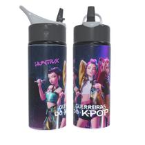 Garrafa Squeeze de Alumínio Guerreiras K-Pop Hundrix 600ml