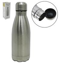 Garrafa / squeeze de inox com tampa 500ml na caixa - GOLDEN RIO