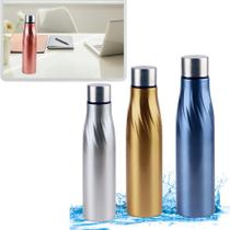 Garrafa Squeeze de Inox de Luxo Sofisticada Lieve 1 litro - refrescante
