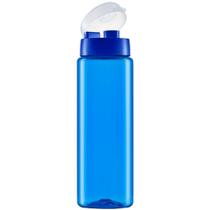 Garrafa / squeeze de plastico pet sport azul transcolor com tampa 750ml - BANDEIRANTE