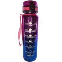 Garrafa Squeeze Degradê Metalizada 1L Academia Cor:Rosa Garrafa Squeeze Degradê Metalizada 1L Academia Cor:Rosa
