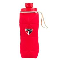 Garrafa Squeeze Dobrável 600ml - São Paulo Garrafa Squeeze Dobrável 600ml - São Paulo