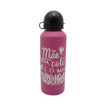 Garrafa Squeeze Fosco Frase Mae Colo Meu Abrigo Mulher Garrafa Squeeze Fosco Frase Mae Colo Meu Abrigo Mulher