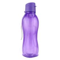 Garrafa Squeeze Garrafinha de Água 800ml Plástica Academia Livre de BPA Estilo Tupperware ECO Translúcida Com Cordinha - Garrafa Squeeze Garrafinha de Água 800ml Plástica Academia Livre de BPA Estilo Tupperware ECO Translúcida Com Cordinha -