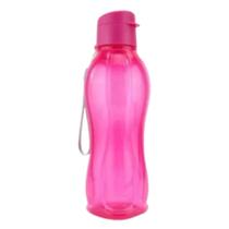 Garrafa Squeeze Garrafinha de Água 800ml Plástica Academia Livre de BPA Estilo Tupperware ECO Translúcida Com Cordinha - Garrafa Squeeze Garrafinha de Água 800ml Plástica Academia Livre de BPA Estilo Tupperware ECO Translúcida Com Cordinha -