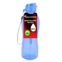 Garrafa Squeeze Gold Sports Resistente Translucid Special - BPA FREE 600ml