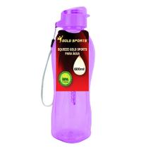Garrafa Squeeze Gold Sports Resistente Translucid Special - BPA FREE 600ml Garrafa Squeeze Gold Sports Resistente Translucid Special - BPA FREE 600ml