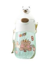 Garrafa Squeeze Infantil 700ml Escola Viagem Com Alça Urso