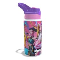 Garrafa Squeeze Infantil Alumínio Hundrix Guerreiras K-pop 500ml