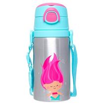 Garrafa squeeze infantil Aventuras Sereia Buba 450 ml